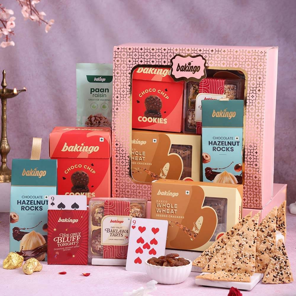 All-in-One Indulgence Gift Hamper with Playing Cards