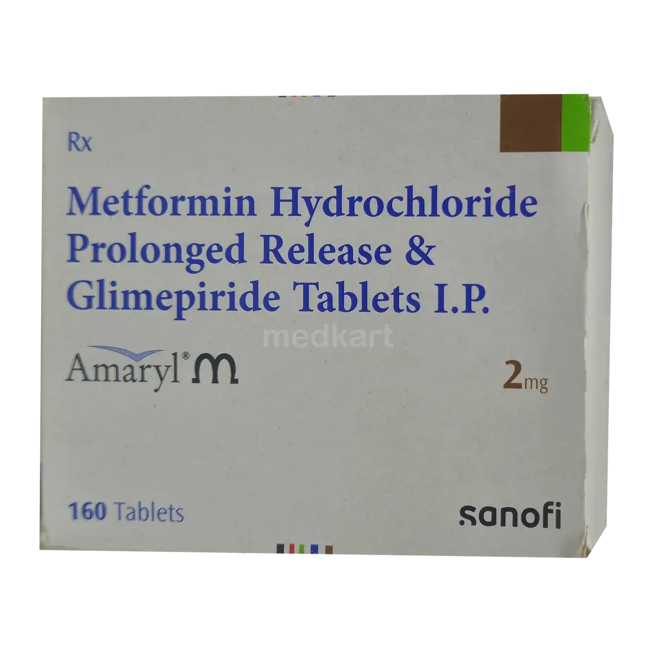 GLIMEPIRIDE 2 MG+METFORMIN HYDROCHLORIDE 500 MG SUSTAINED RELEASE