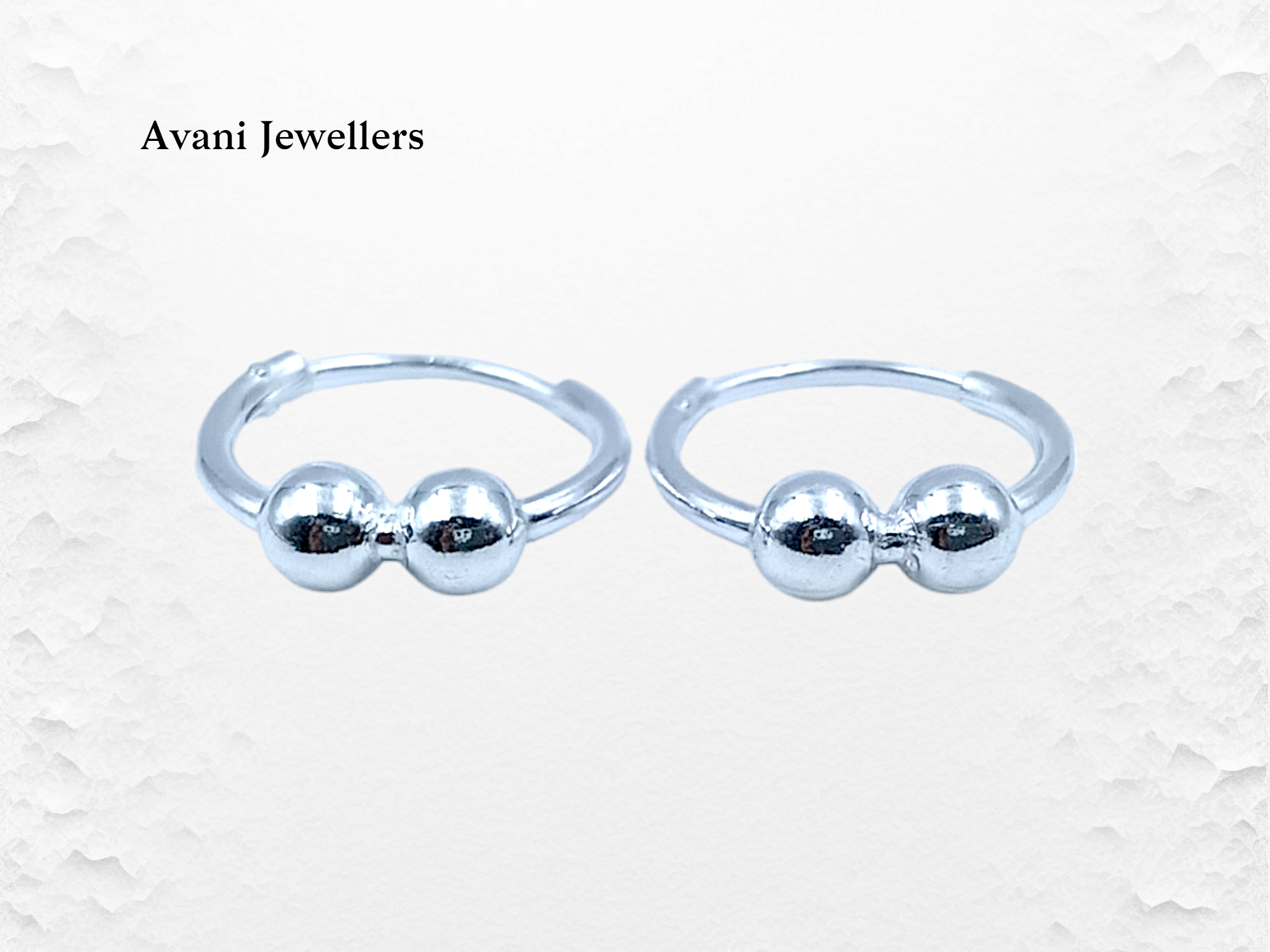 Silver Antique Plain Earrings @ ₹720