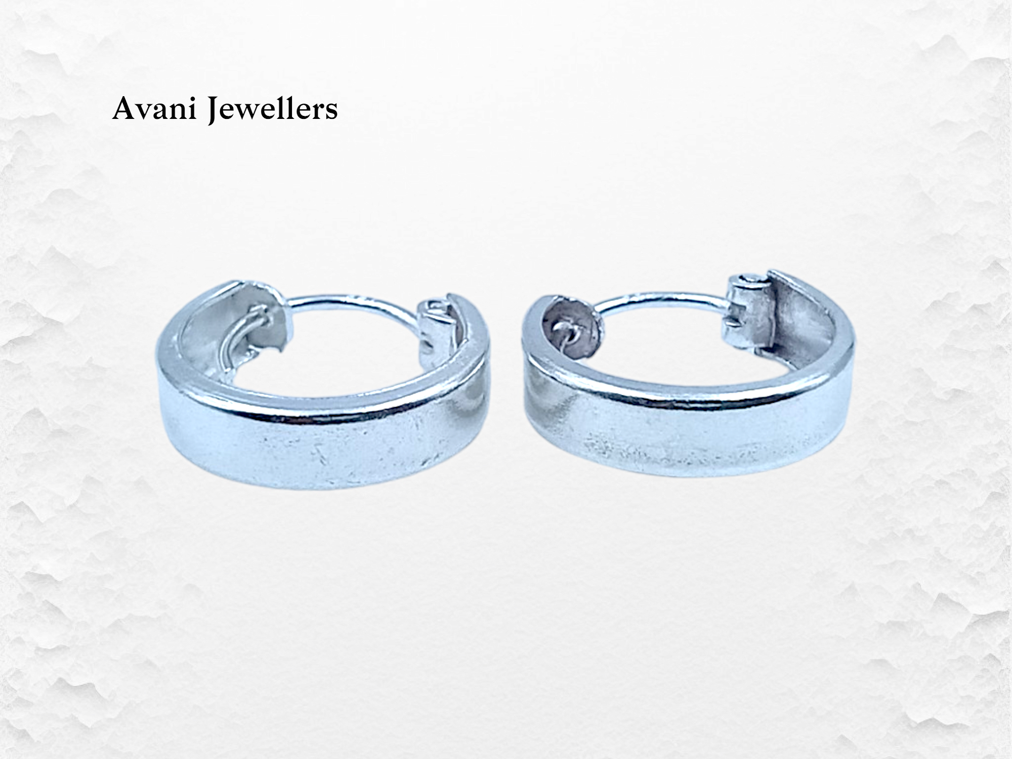 Silver Antique Plain Earrings @ ₹688