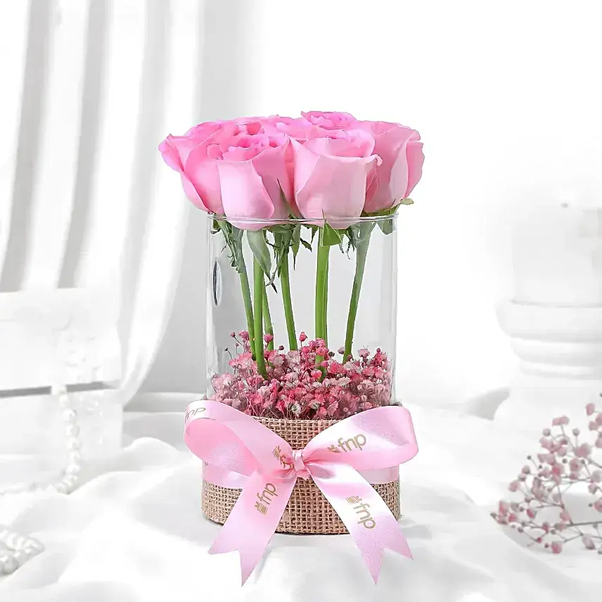 Blushing Love Pink Rose Delight