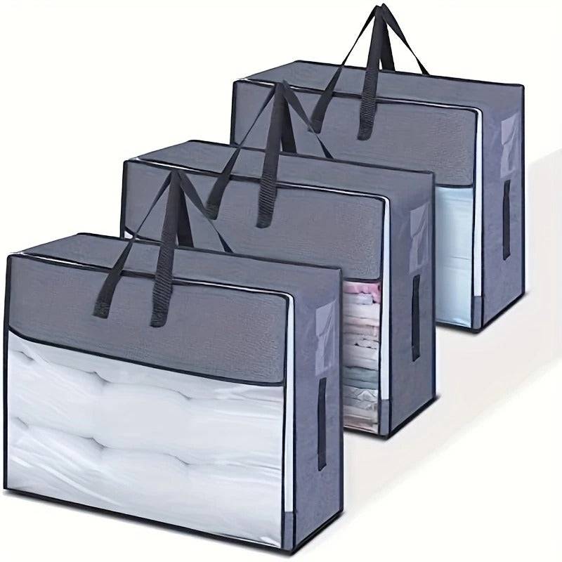 Flat Blanket & Pillow Storage Bag – Durable Cloth Organizer for Bedding (Pack of 3) Buy @ ₹699