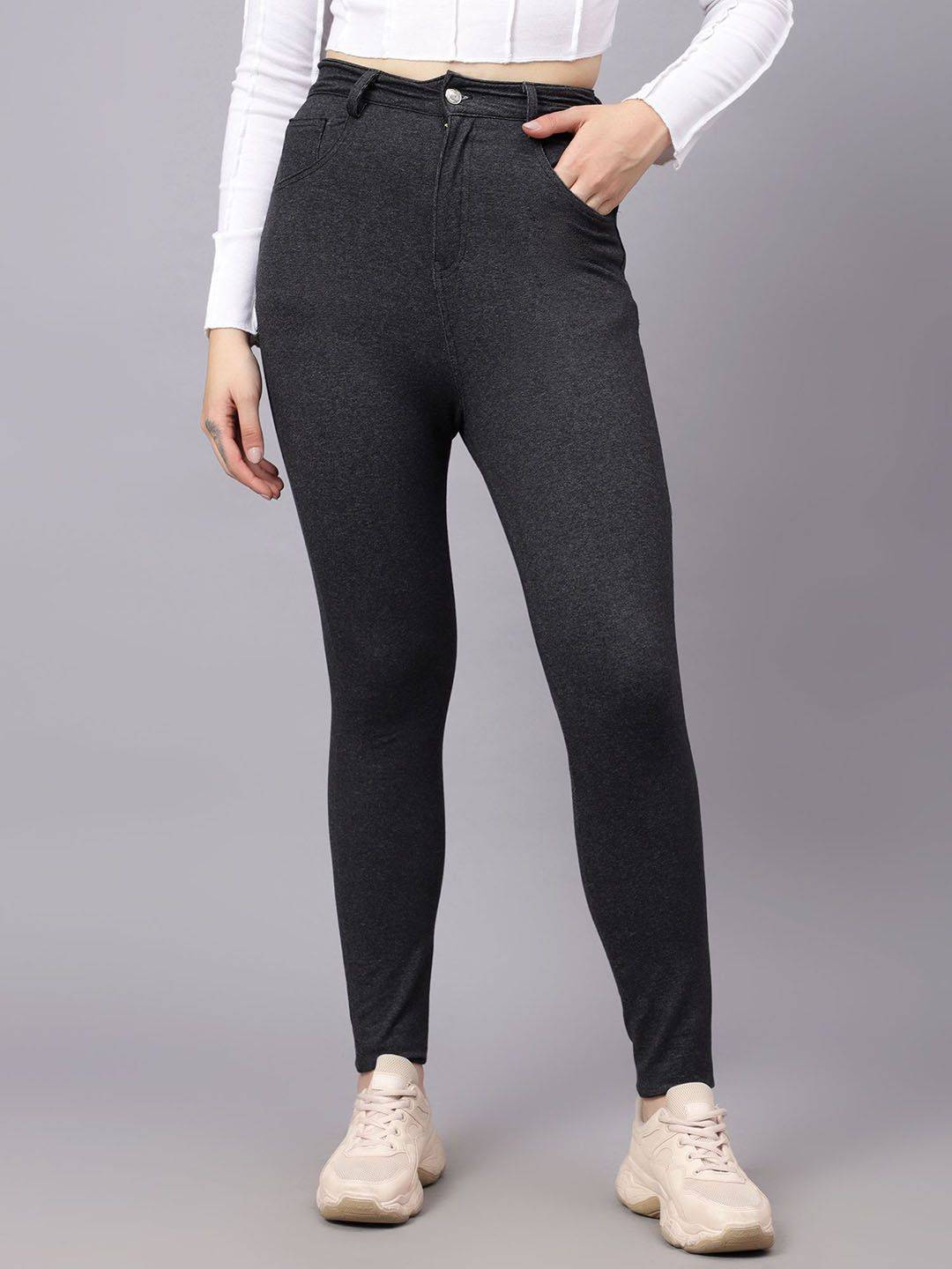 KOTTY Basics Women Skinny Fit High-Rise Stretchable Jeans