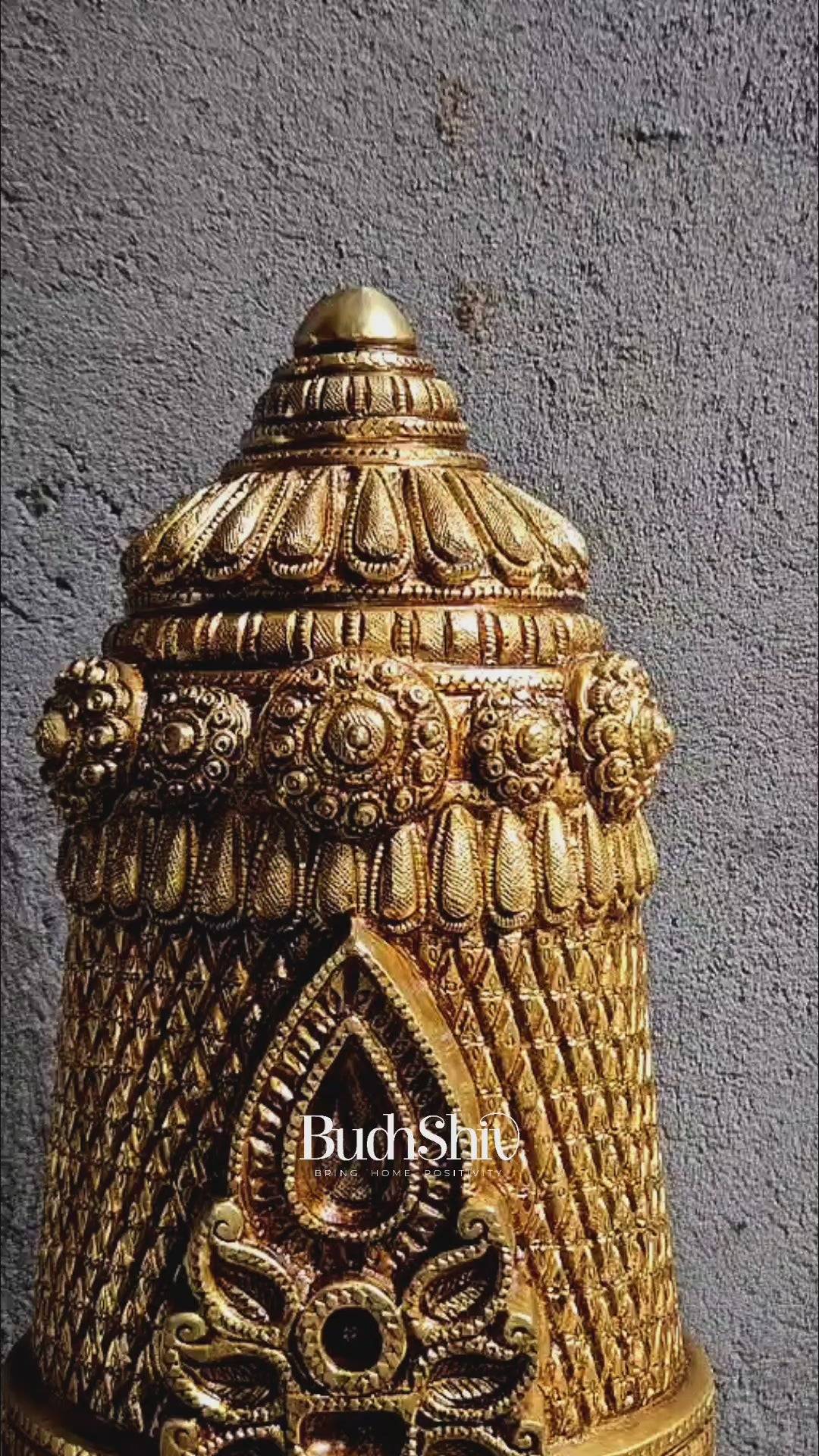 Brass Superfine Tirupati Balaji 6 Feet Statue - Lord Venkateshwara Swamy
