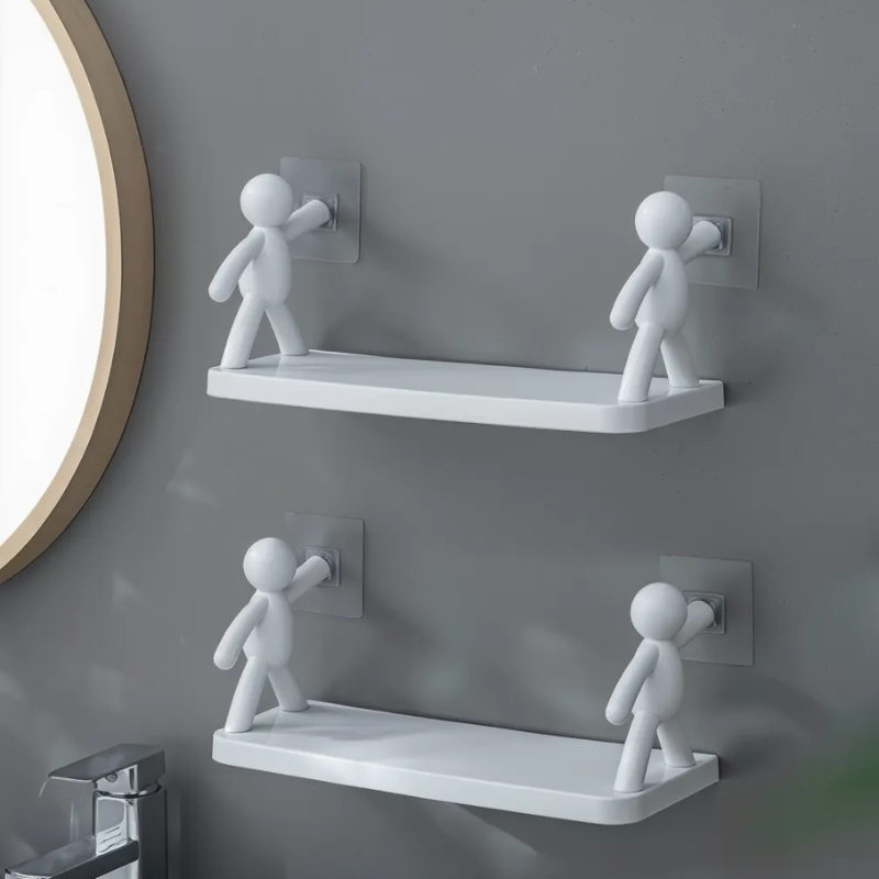Self Adhesive Wall Mounted Bathroom Shelf – Plastic Wall Mount Shelf for Bath Accessories (Pack of 1) Buy @ ₹129