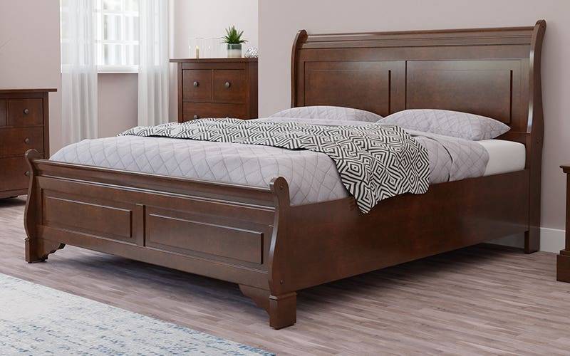 Royaloak Texas American Wooden Queen Size Bed