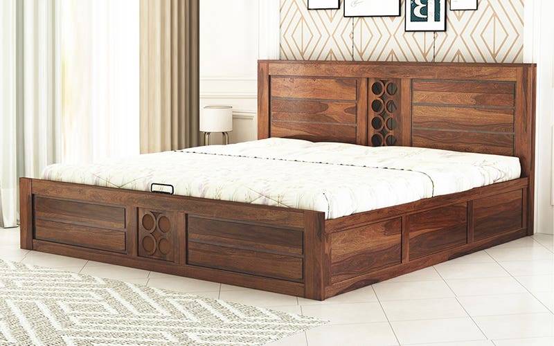 Royaloak Audi Queen Size Bed With Storage