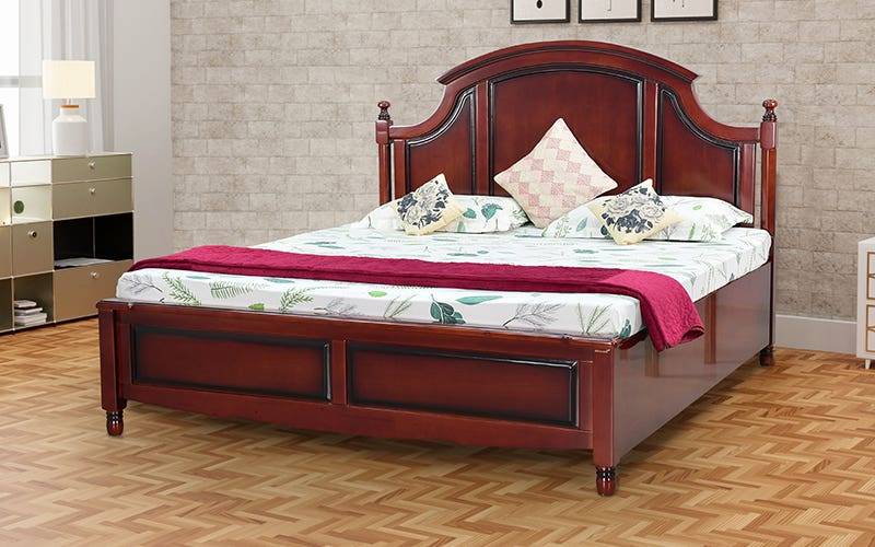 Royaloak Denver American Wooden Queen Bed With Hydraulic Storage