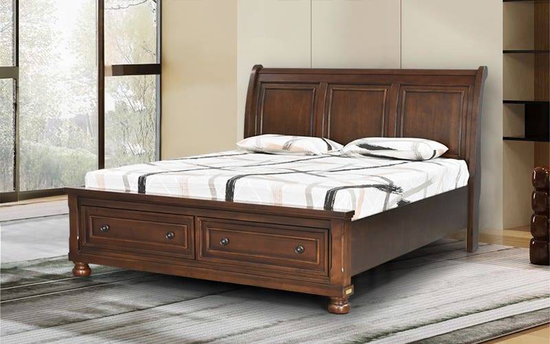 Royaloak Miami American Wooden King Bed