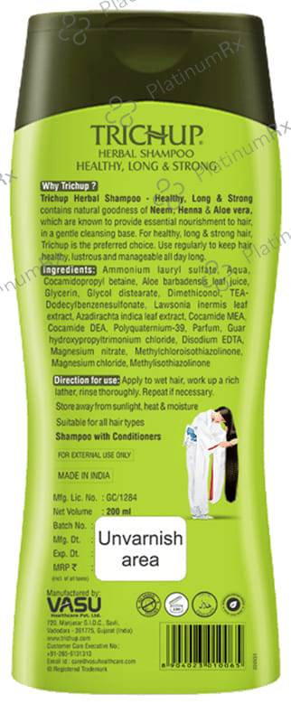 Trichup Healthy, Long & Strong Natural Shampoo 200ml