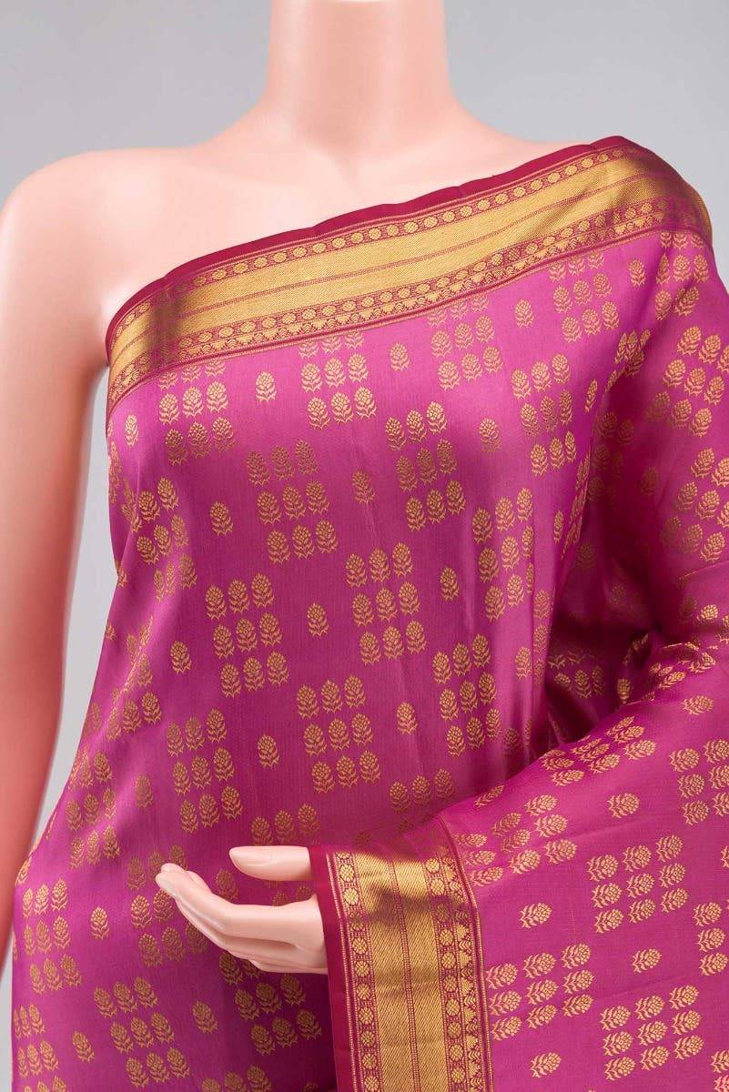 Kanaka-Pink Kanchipuram Silk Saree Buy at ₹19999
