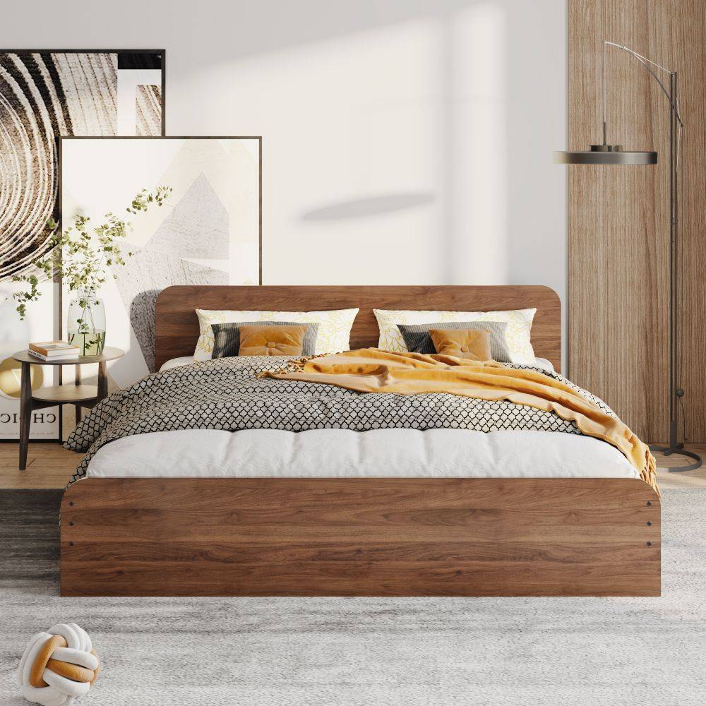 Astra King Engineered Wood Bed Without Storage (78x72 inch)