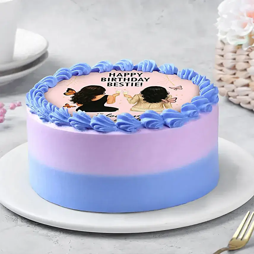 Bestie Birthday Chocolate Bento Cake