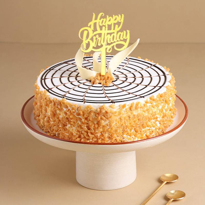 Birthday Bliss Butterscotch Cake