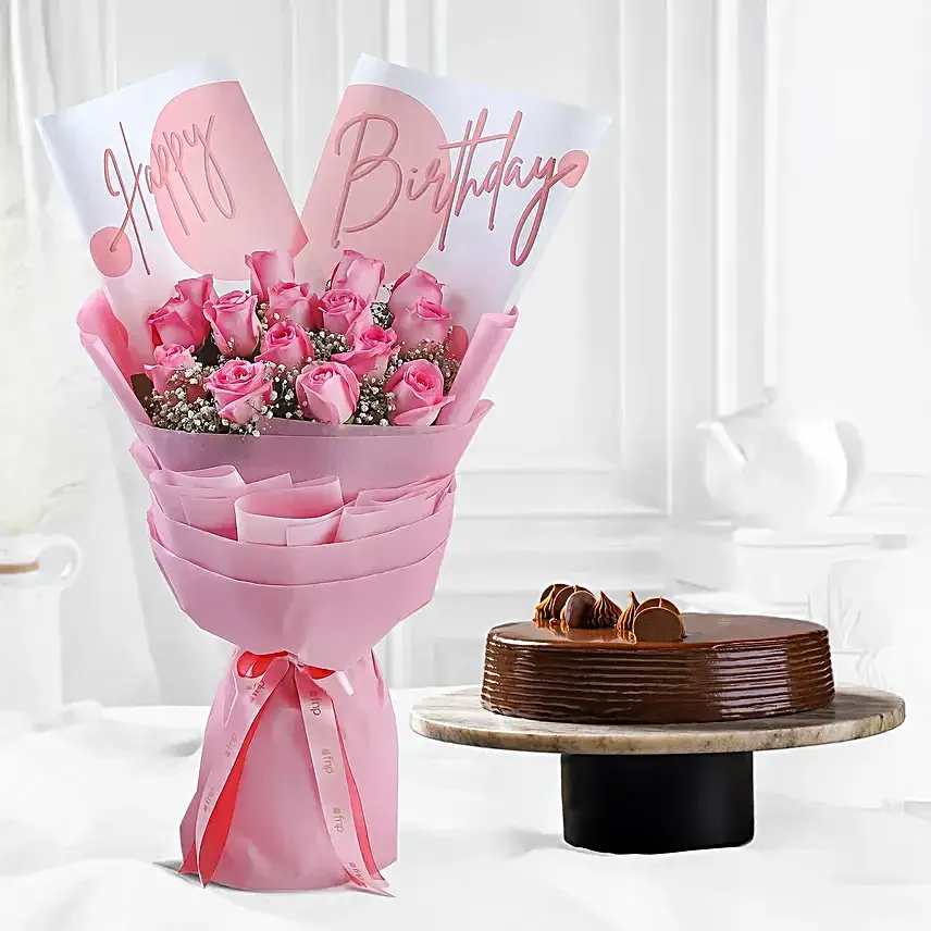 Birthday Blooms & Truffle Delight