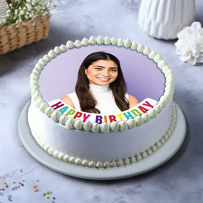 Birthday Pineapple Eggless Cake