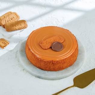 Lotus Biscoff Baked Cheesecake