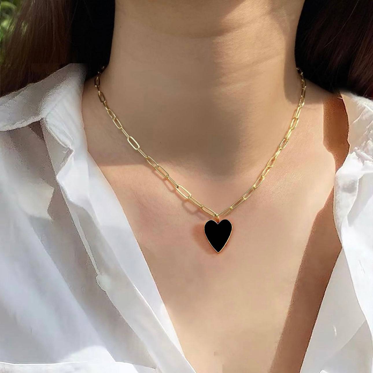 Elegant Heart Chain Necklace buy only at ₹99
