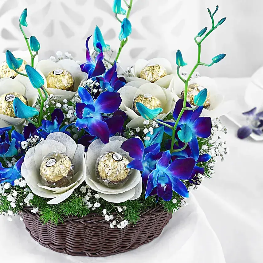 Blissful Blue Orchid Delight