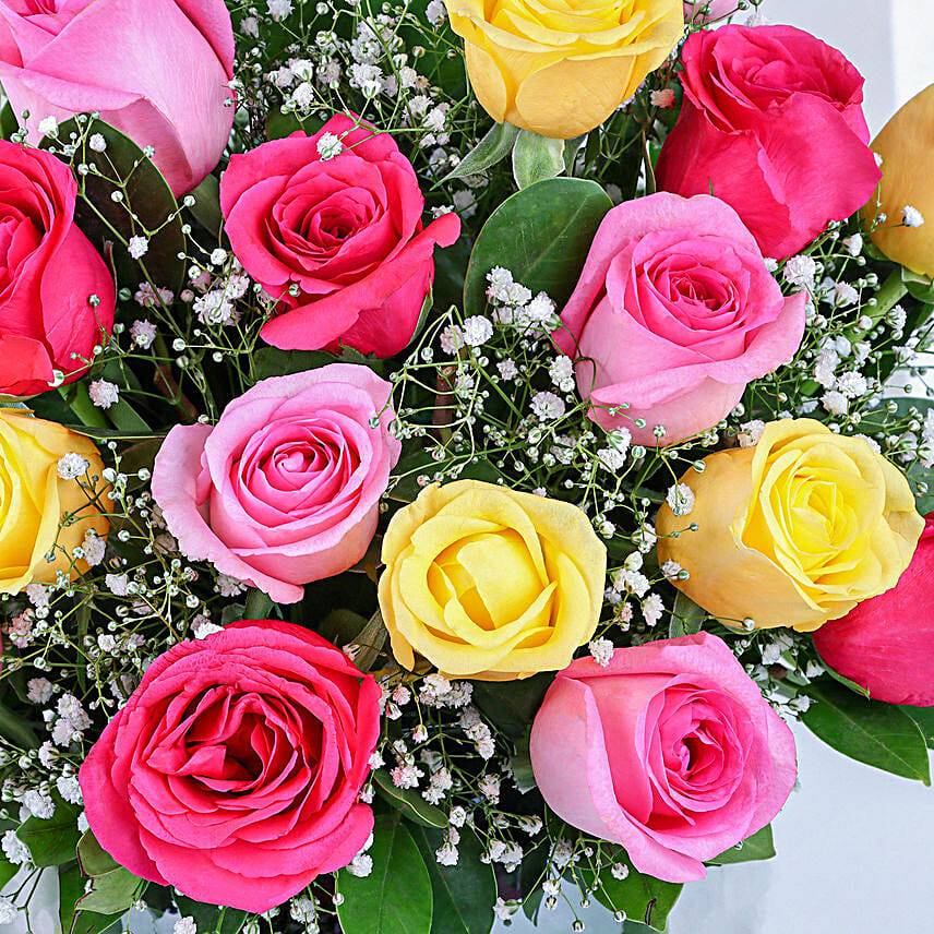 All The Good Vibes Roses Arrangement