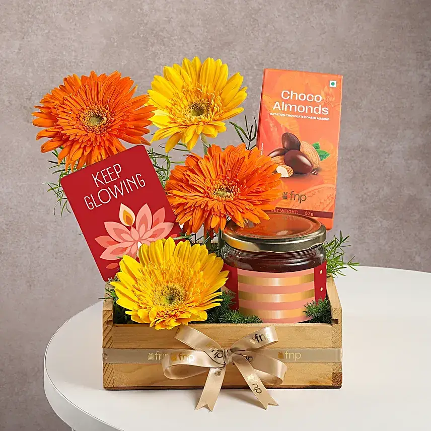 Blooming Diwali Sweet Hamper