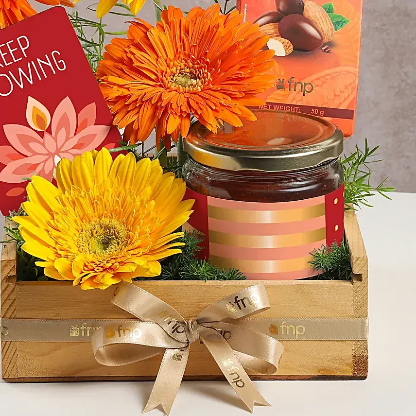 Blooming Diwali Sweet Hamper