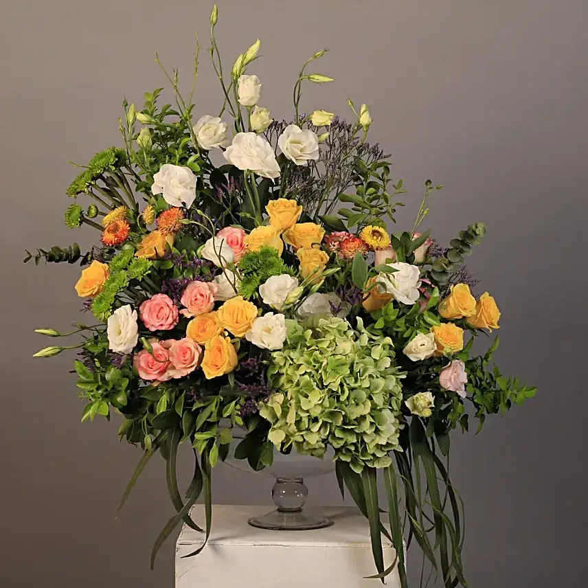 Blooming Elegance Floral Vase