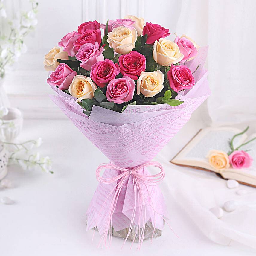 Blooming Joy Rose Standing Bouquet