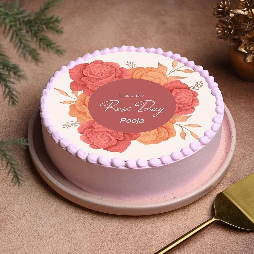 Blossom Rose Day Cake