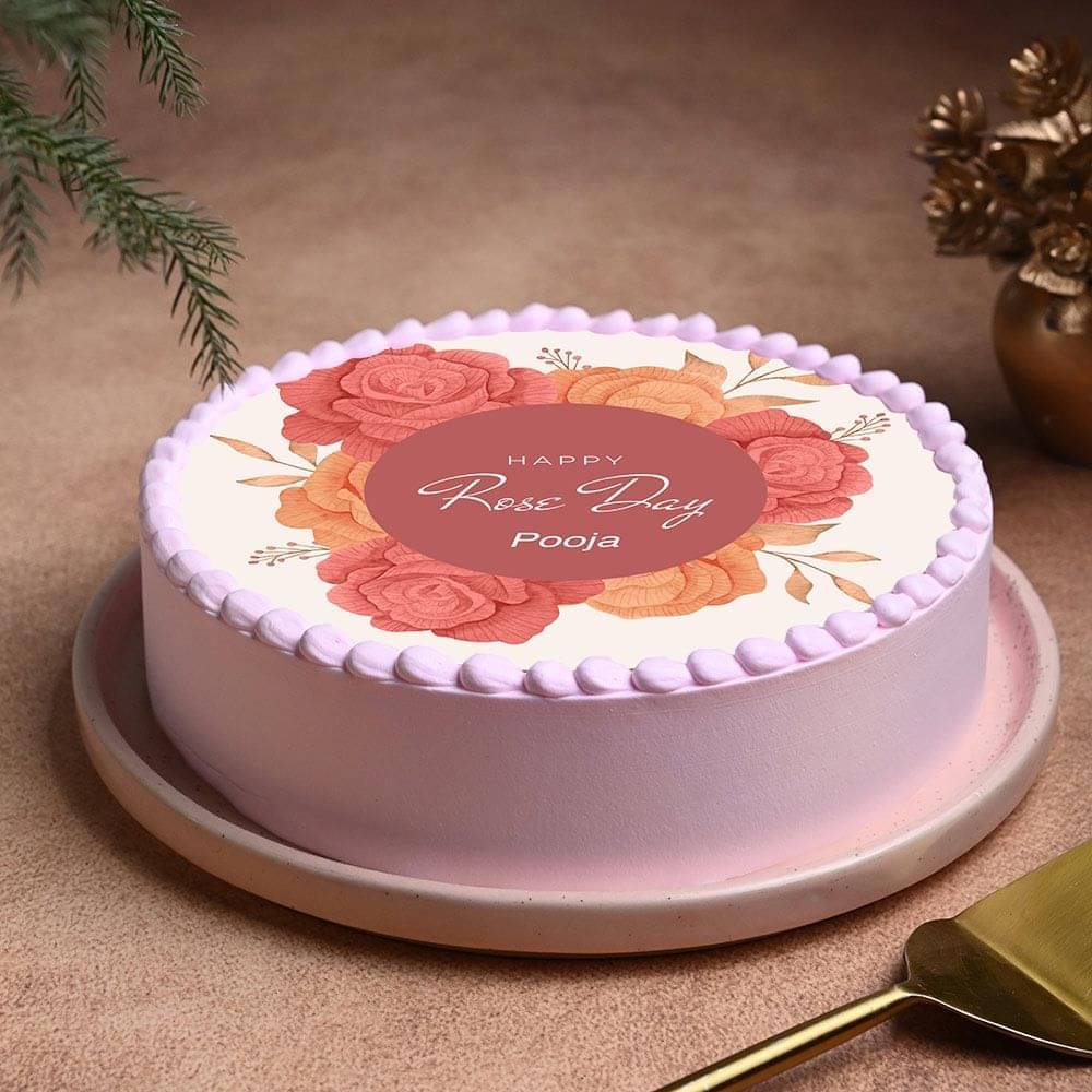 Blossom Rose Day Cake