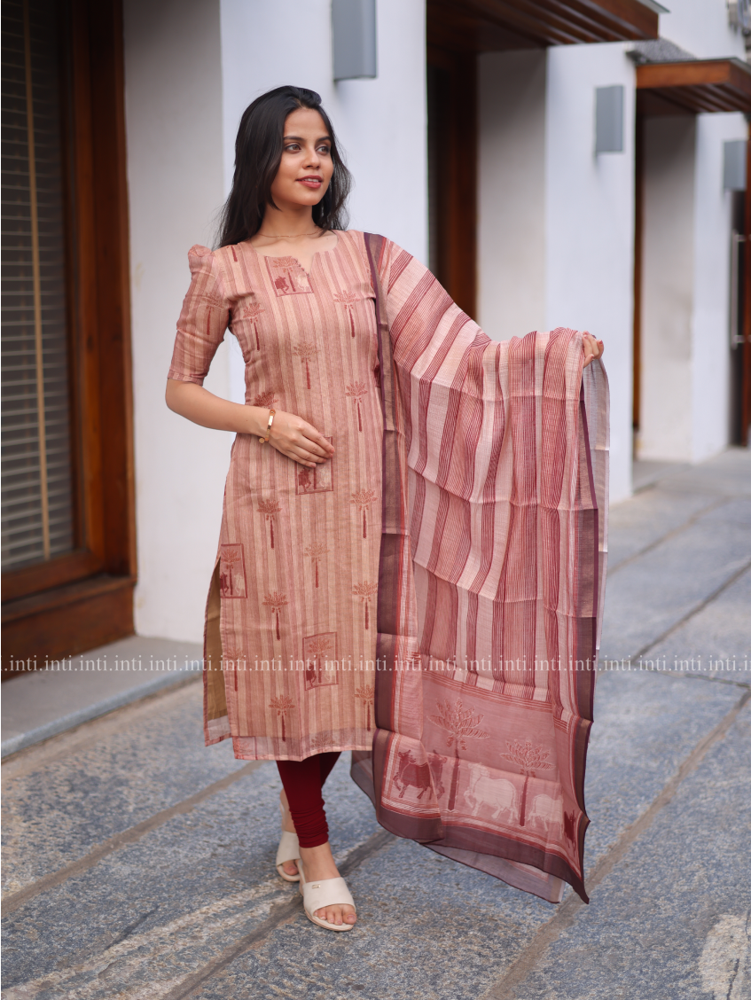 Brownwood Breeze Top & Dupatta Set
