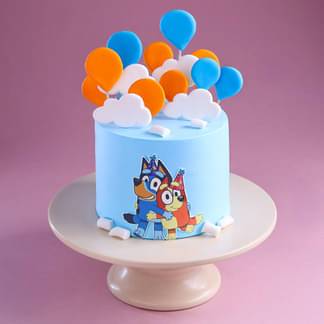 Bluey Paws Party Cake