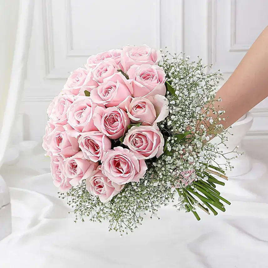 Blush Pink Avalanche Roses Bouquet