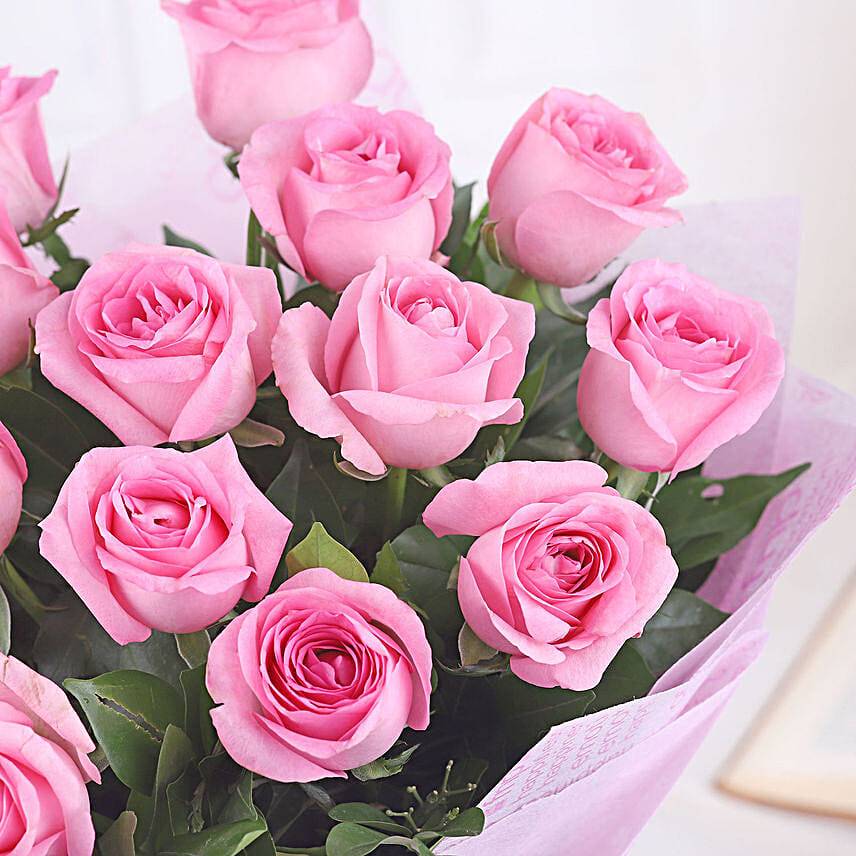 Blushing Beauty Rose Standing Bouquet
