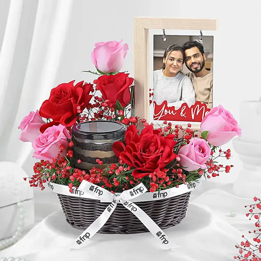 Blushing Romance Basket