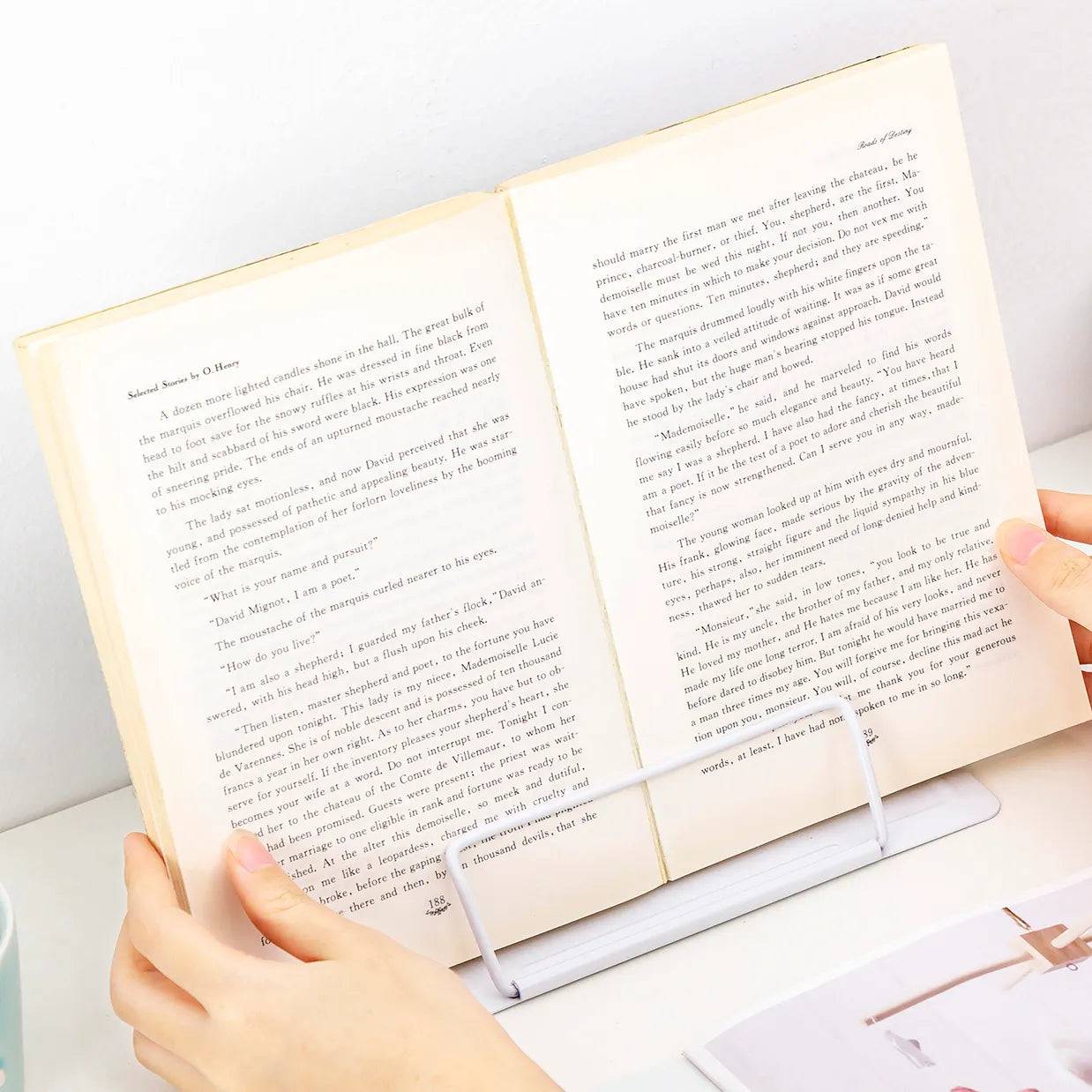 Buy Cute Design Metal Book Reading Stand Buy @ ₹249 in Toys | Best ...