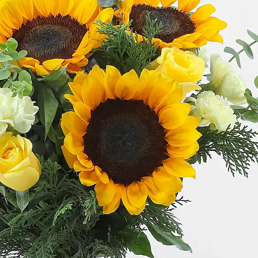 Bright Yellow Congratulations Floral Ensemble