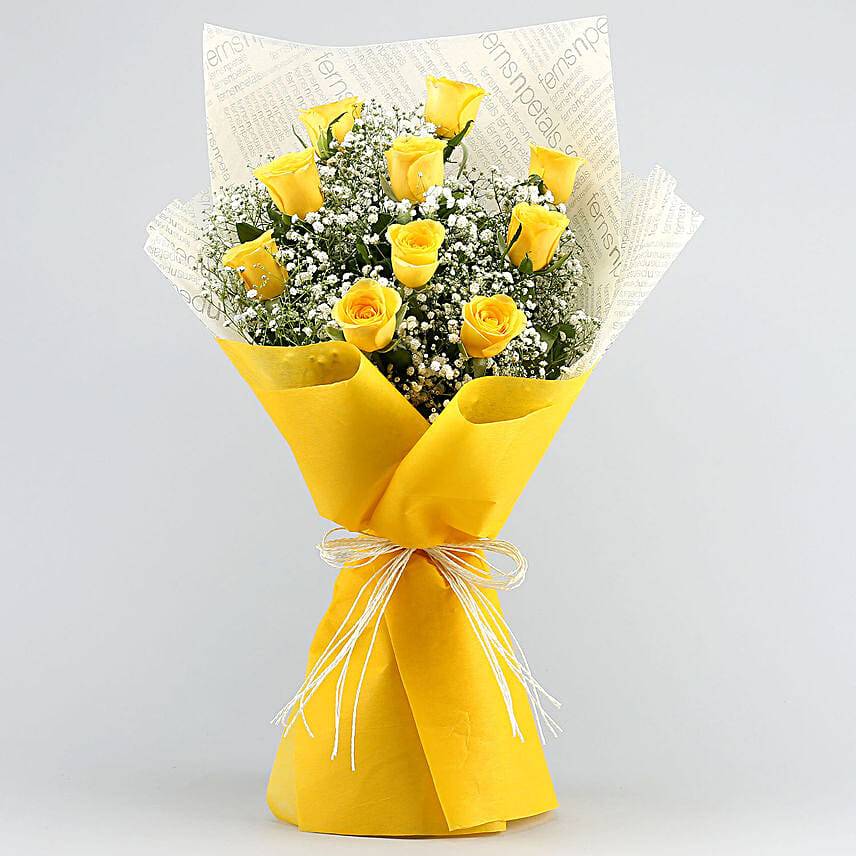 Brighten Up The Day Roses Bouquet & Pineapple Cake