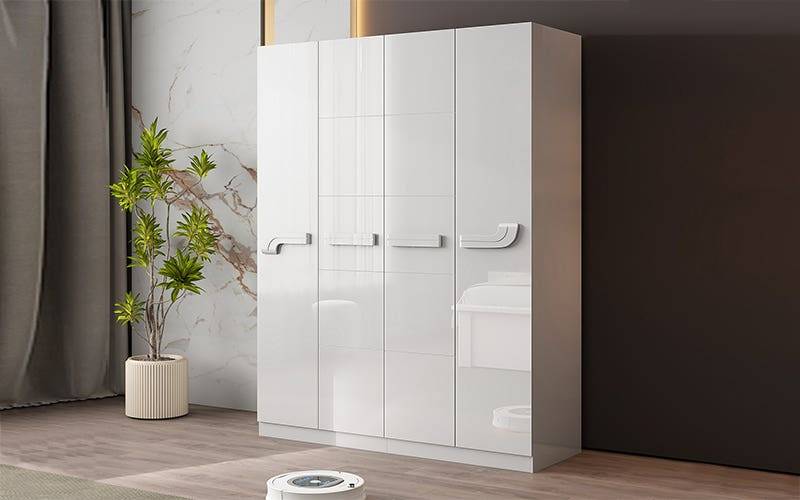 Royaloak Rome Italian Wardrobe 4 Door