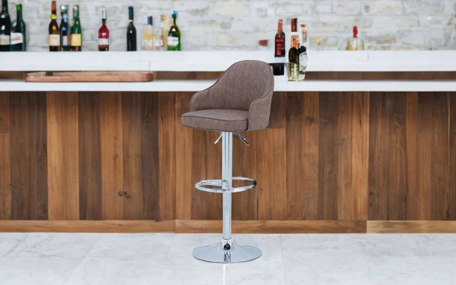 Royaloak Muar Malaysian Leatherette Barstool