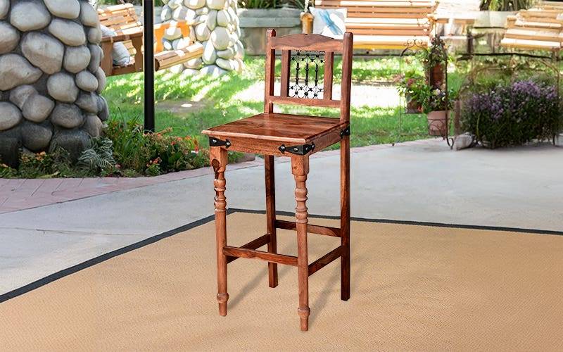 Royaloak Hilton Wooden Bar Stool