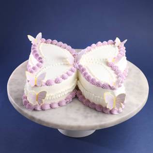 Butterfly Shaped Theme Cake