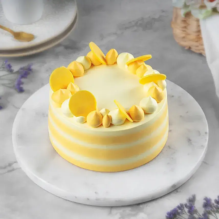 Sweet Butterscotch Harmony Eggless Bento Cake