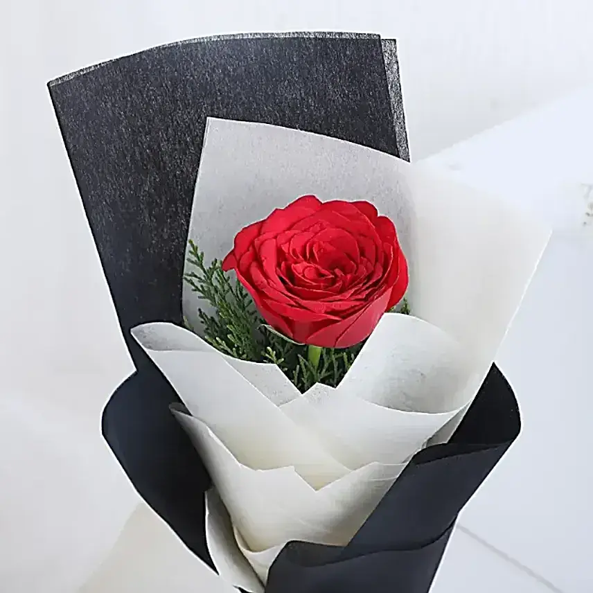 Butterscotch Bento Cake N Scarlet Rose