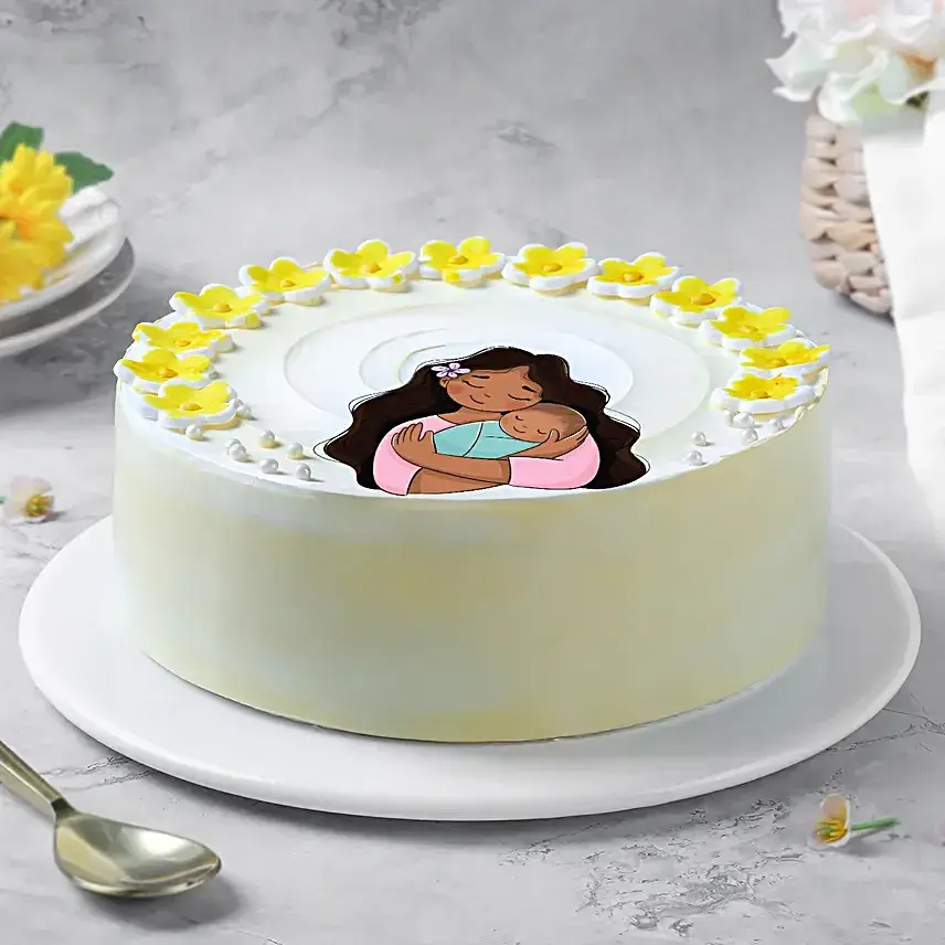 Butterscotch Cream Cake for Mom - Half Kg