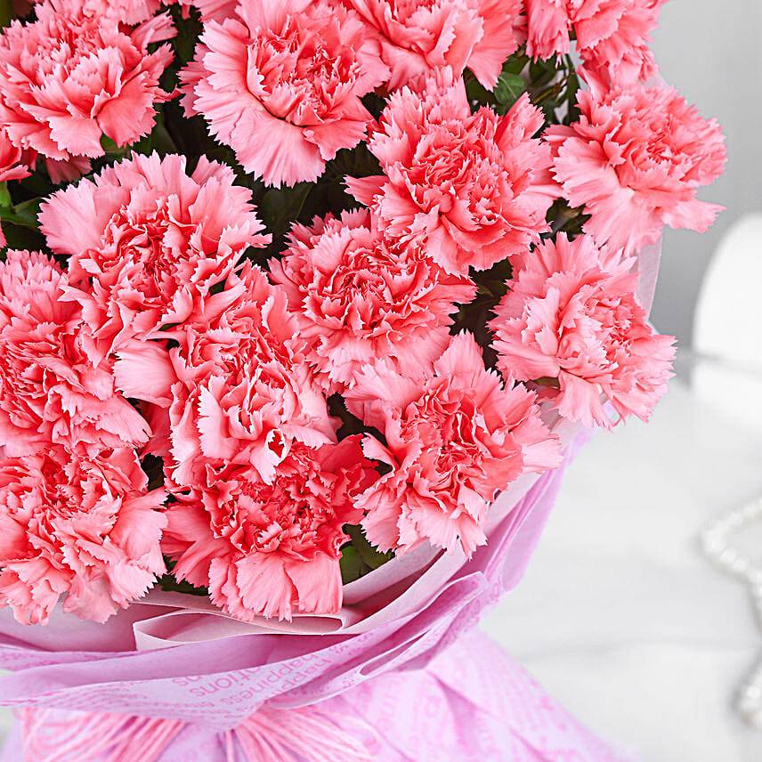 Pink Carnation Love Bouquet Arrangement