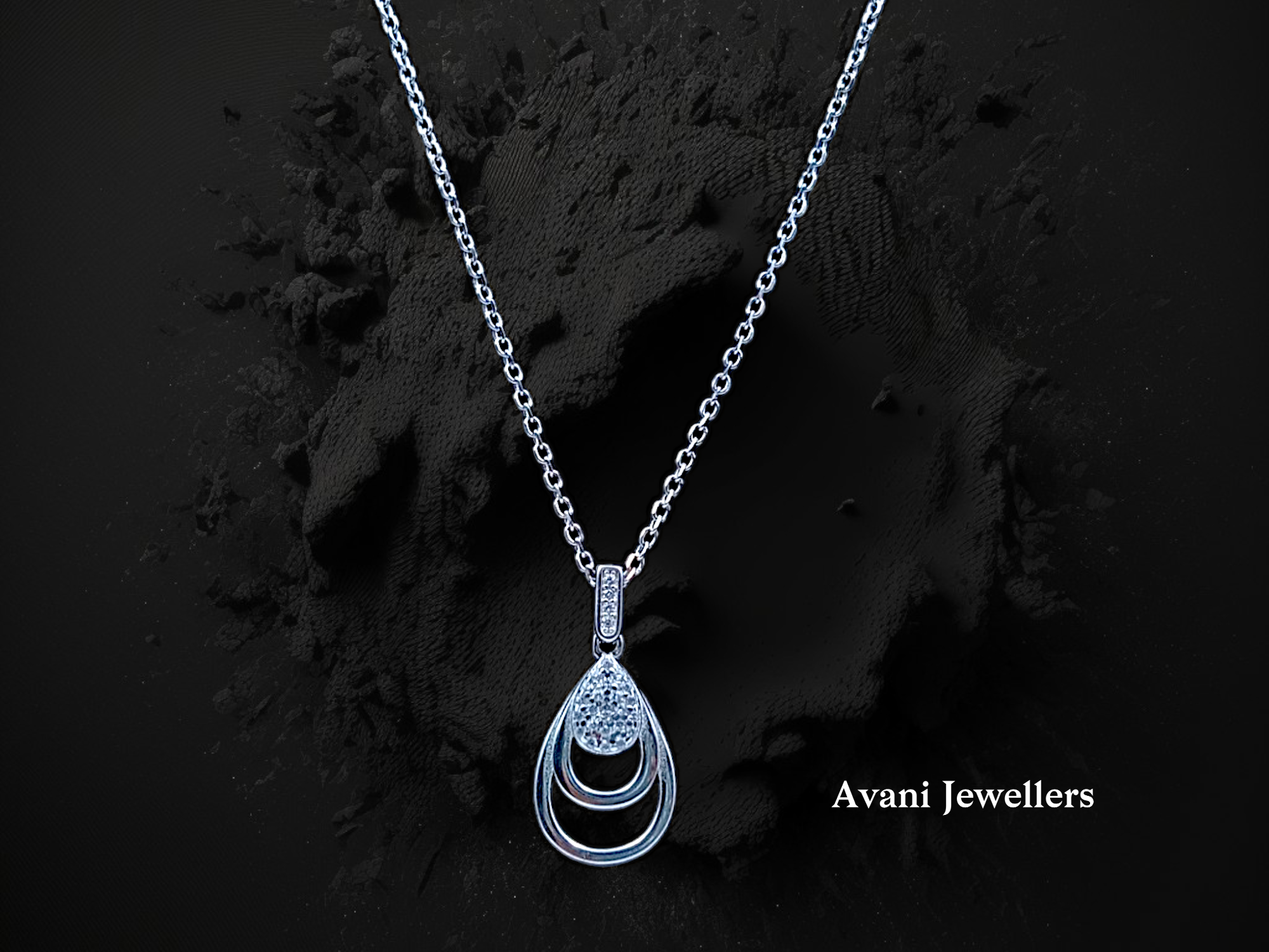 Silver Fancy Chain Pendant @₹1854