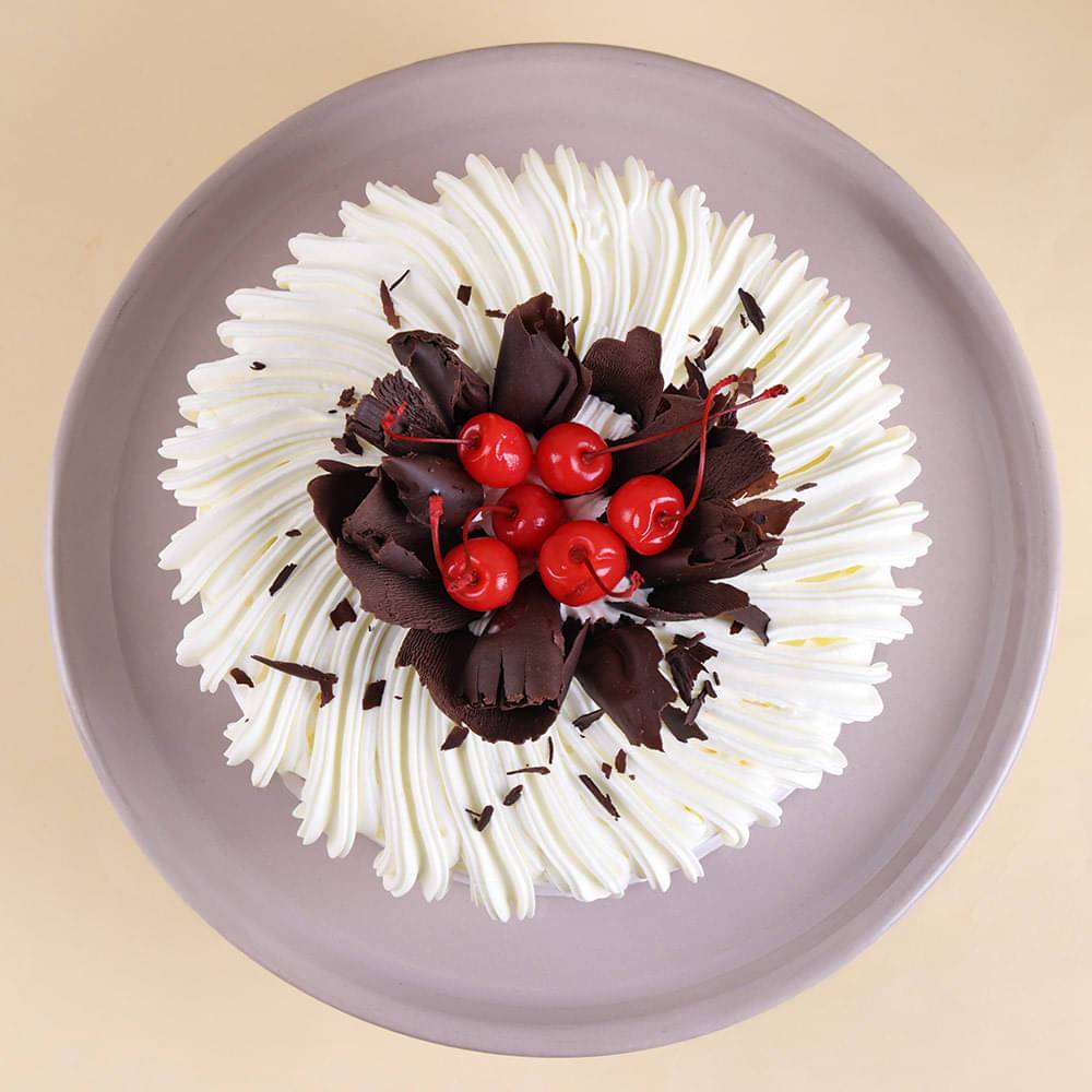Cherry Kissed Black Forest Cake
