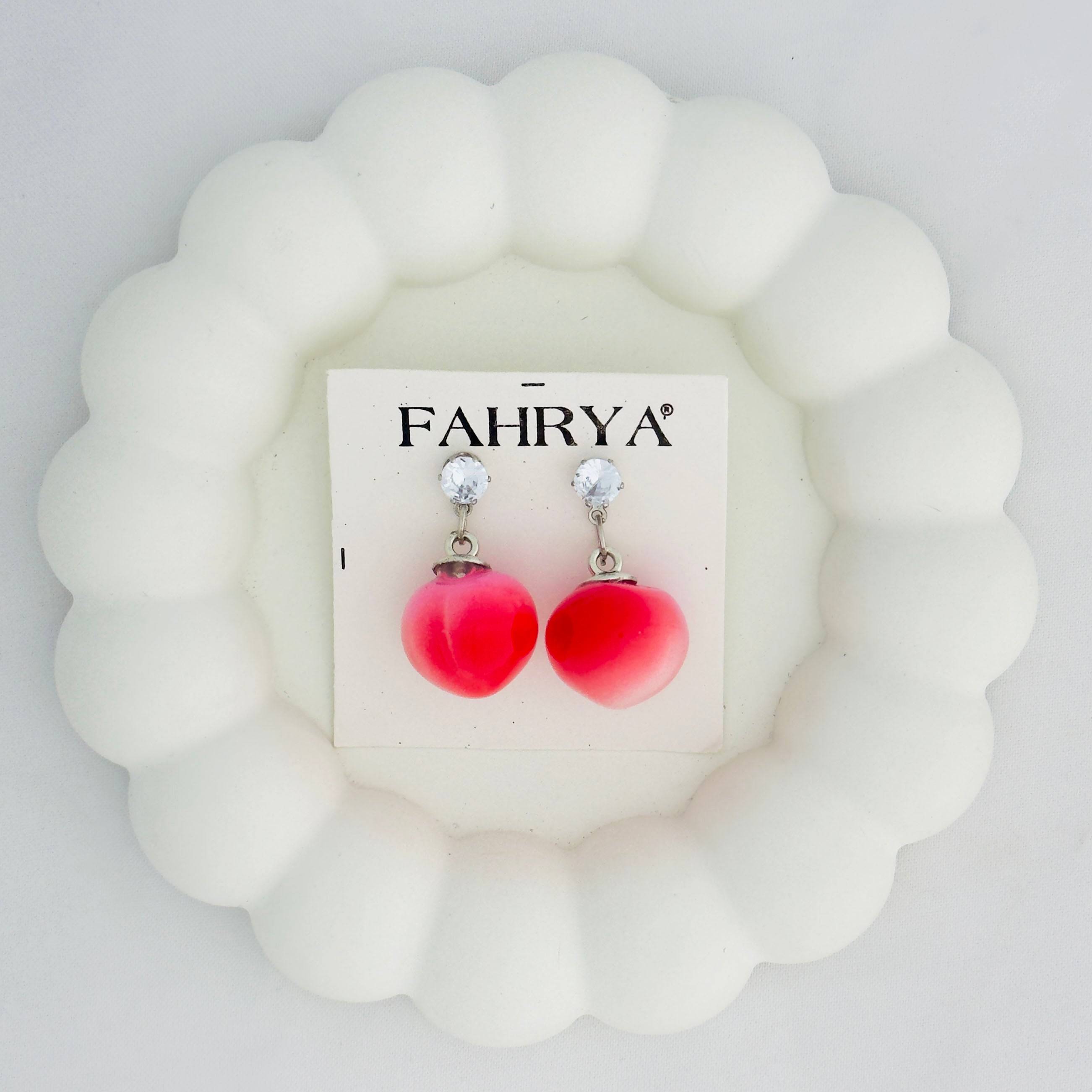 Red Cherry Drop Earrings buy only at ₹55