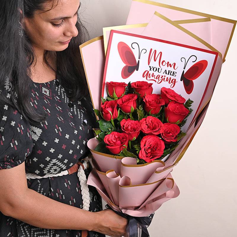 Chic Moms Day Rose Bouquet